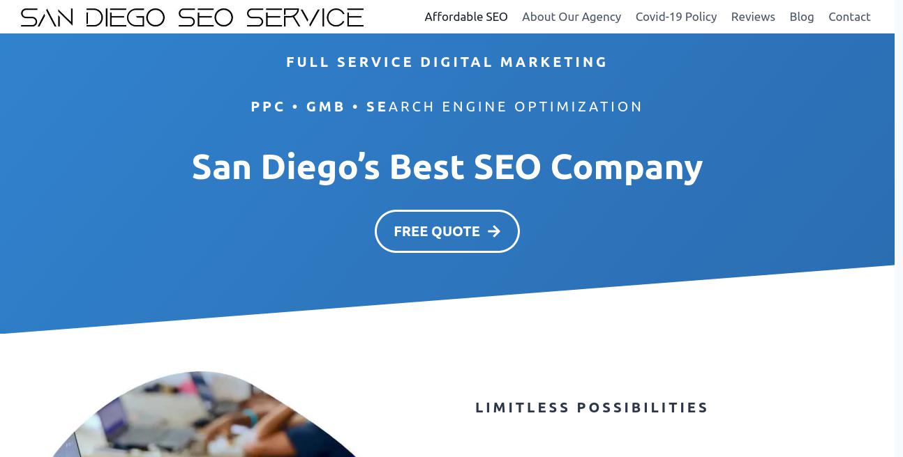 San Diego SEO Service website