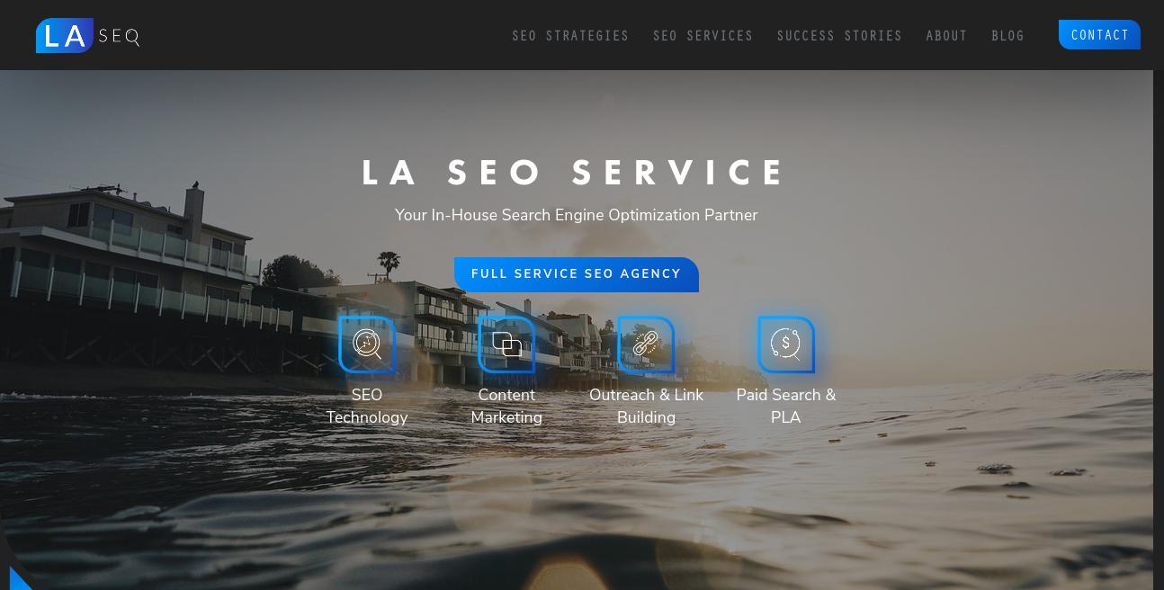 LA SEO Service website