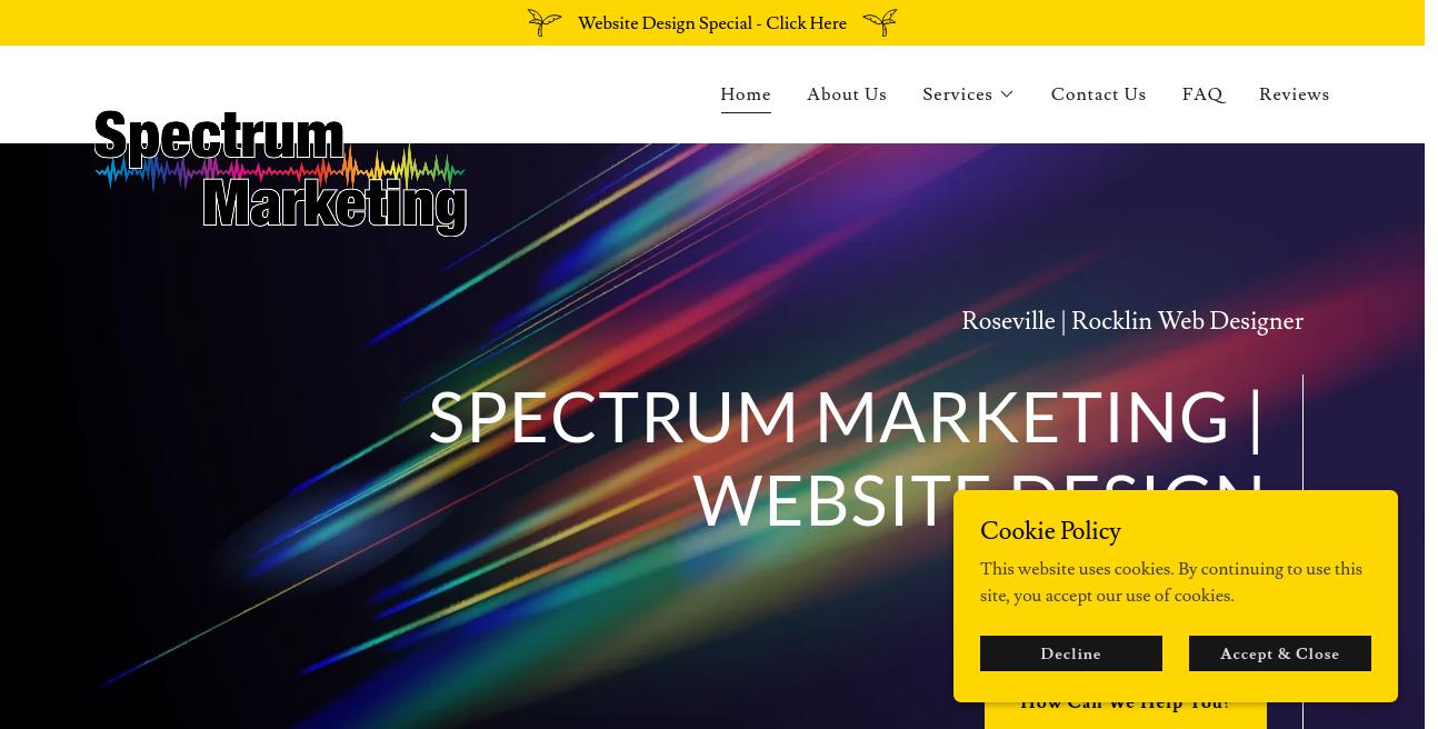 Spectrum Marketing website